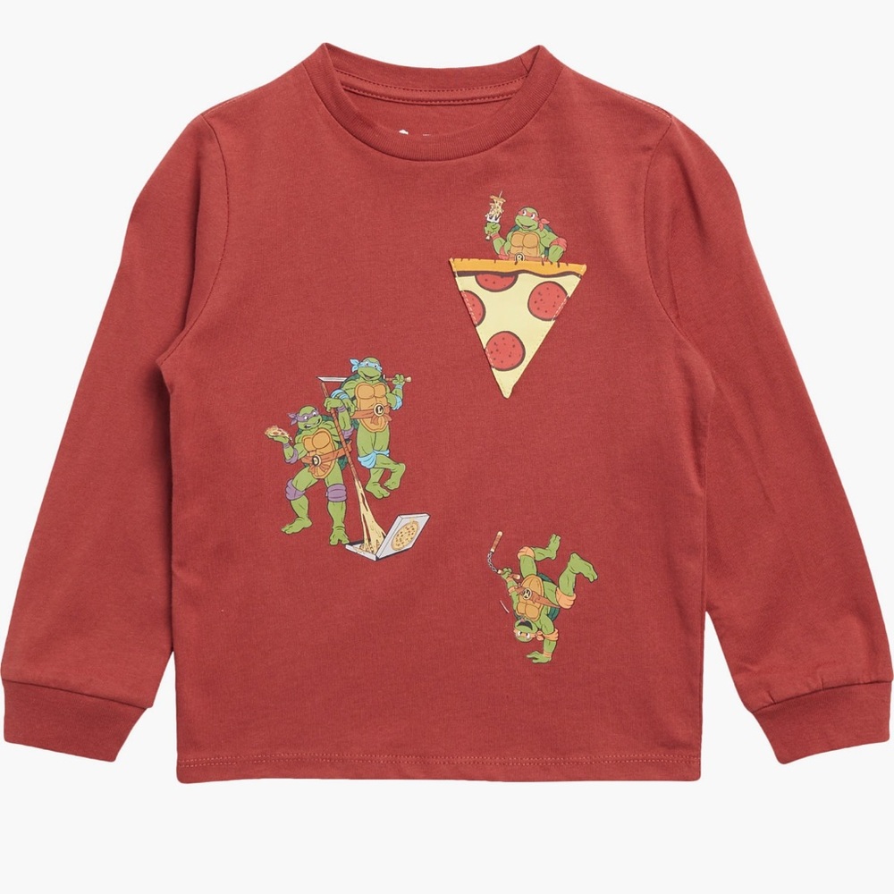 Tucker + Tate
Kids' Ninja Turtles Long Sleeve Graphic T-Shirt - Burgundy